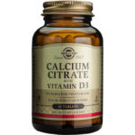 Solgar Calcium Citrate with Vit D3, 60 tabs