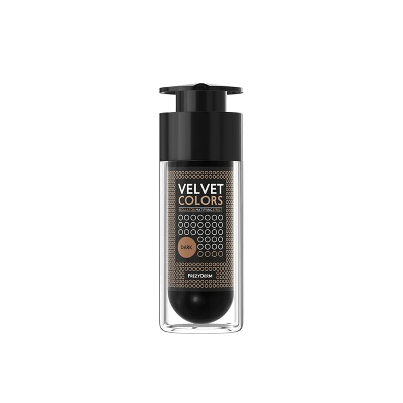 Web 1280 – 271 Frezyderm Velvet Colors Dark Matte Make Up, 30ml - Image 1