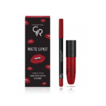 GOLDEN ROSE MATTE LIPKIT SCARLET RED