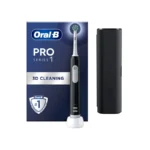 Oral-B Pro Series 1 Ηλεκτρική Οδοντόβουρτσα, Mαύρη με Θήκη Ταξιδίου