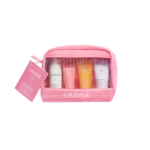 Caudalie Travel Essentials Set Vinoclean Cleansing Foam, 50ml, Moisturizing Sorbet, 15ml, Soleil des Vignes Shower Gel, 30ml & Vinotherapist Body Lotion, 30ml, 1set