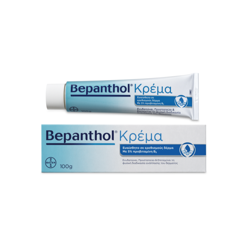 Web 1280 – 394 Bepanthol Cream for Sensitive & Irritated Skin, 100g - Image 1