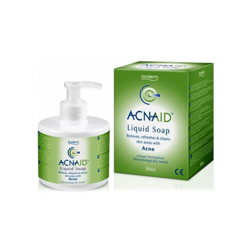 Web 1280 – 418 Boderm Acnaid Liquid Soap for Oily/Acne-Prone Skin, 300ml - Image 1