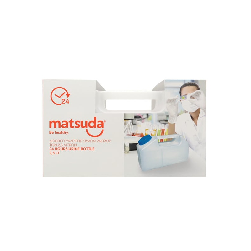 Web 1280 – 543 Matsuda Δοχείο Συλλογής Ούρων 24ωρου, 2,5lt - Image 1