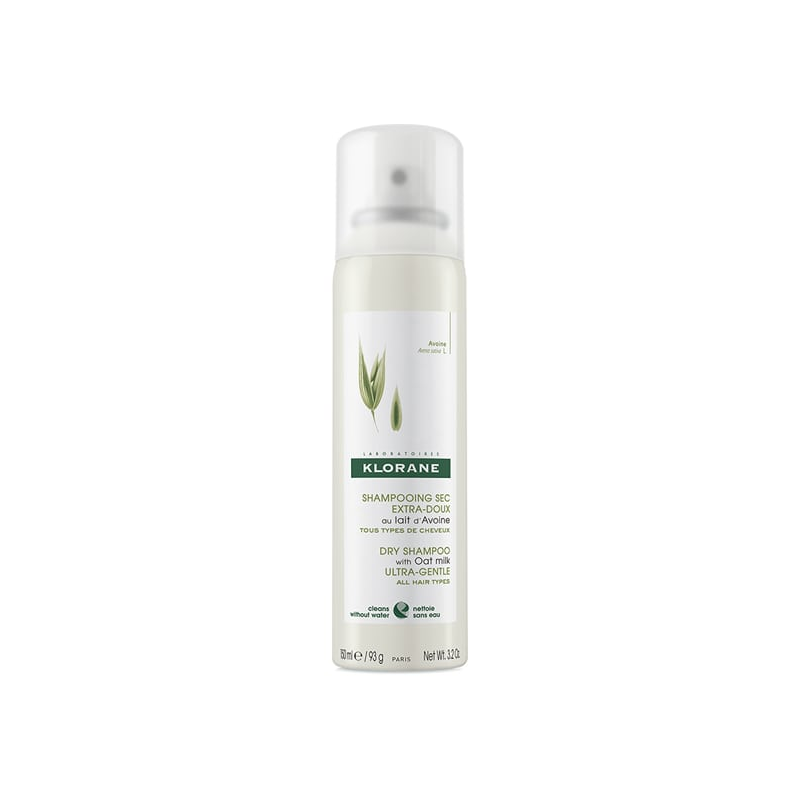 Web 1280 – 667 Klorane Dry Shampoo with Oat Milk Ultra-Gentle Ξηρό Σαμπουάν με Γαλάκτωμα Βρώμης για Καστανά-Σκούρα Μαλλιά, 150ml - Image 1