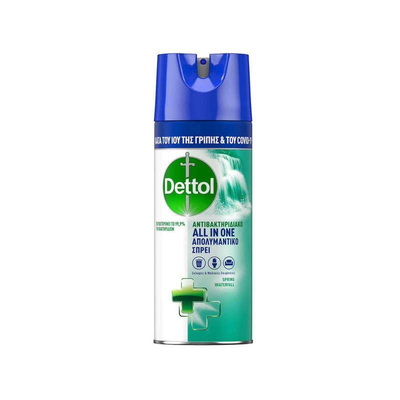 Web 1280 – 672 Dettol All in One Spring Waterfall Απολυμαντικό Spray, 400ml - Image 1