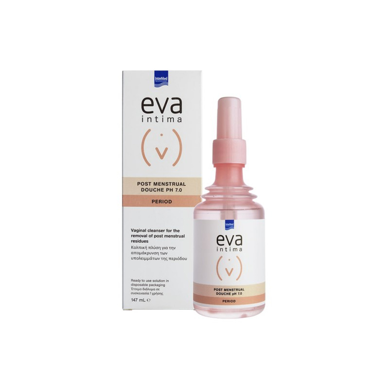 Web 1280 – 748 Intermed Eva Intima Period Post Menstrual Douche pH 7.0, 147ml - Image 1