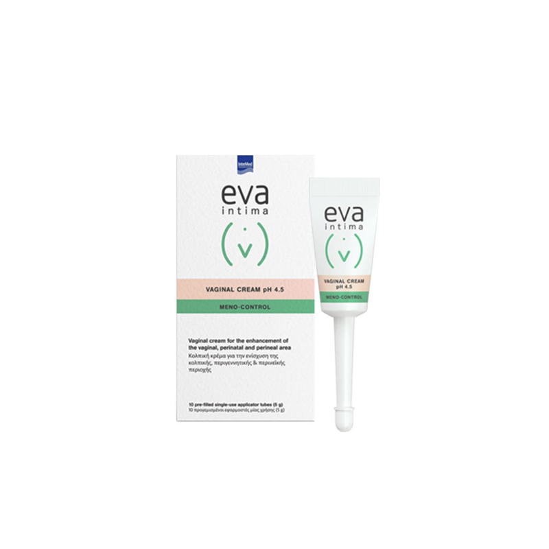 Web 1280 – 776 Intermed Eva Intima Meno-Control Vaginal Cream 10 Pre-Filled Applicators - Image 1