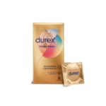 Durex Προφυλακτικά Πολύ Λεπτά Χωρίς Λάτεξ Real Feel Κανονική Εφαρμογή, 6τμχ