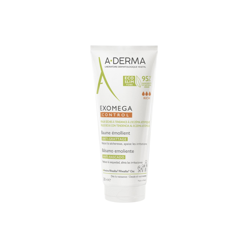 Web 1280 – 885 A-derma Exomega Control Emollient Balm Rich, 200ml - Image 1