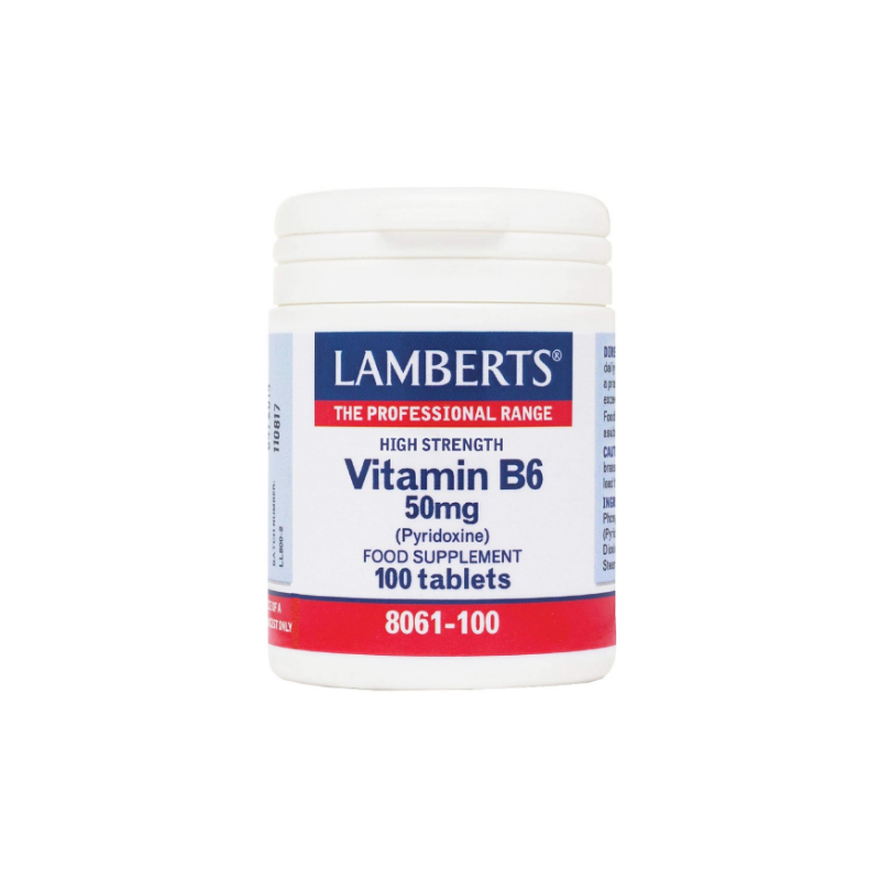 Web 1280 – 1041 Lamberts Vitamin B6 50mg, 100tabs - Image 1