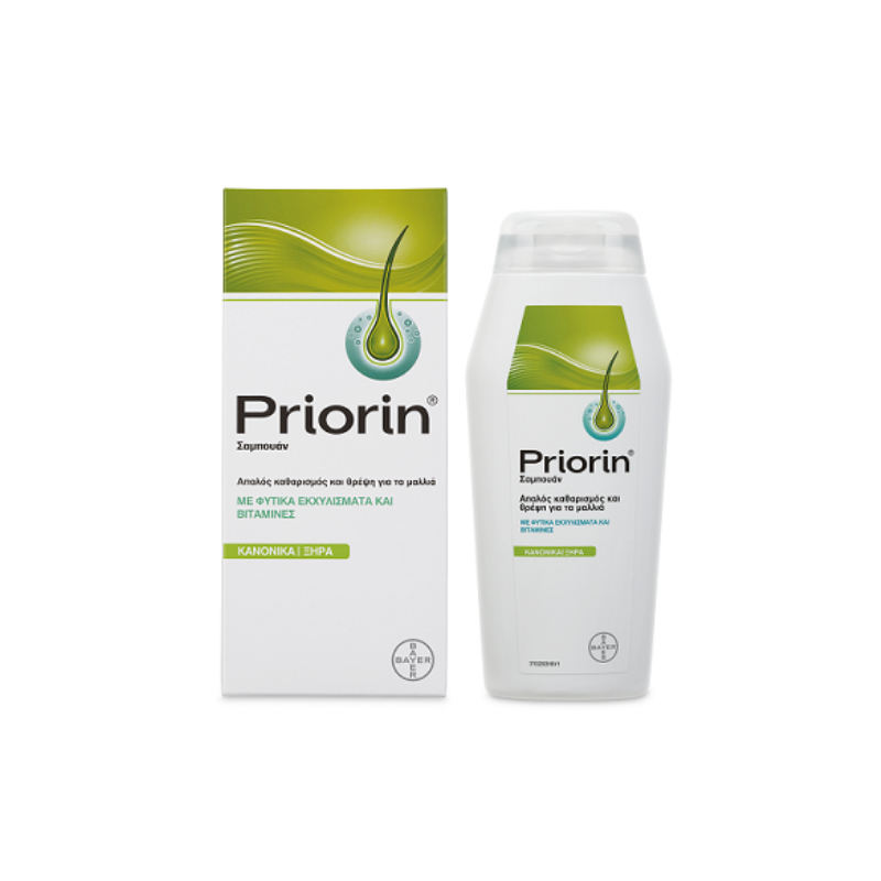Web 1280 – 434 Priorin Σαμπουάν κατά της Τριχόπτωσης για Κανονικά -Ξηρά Μαλλιά, 200ml - Image 1