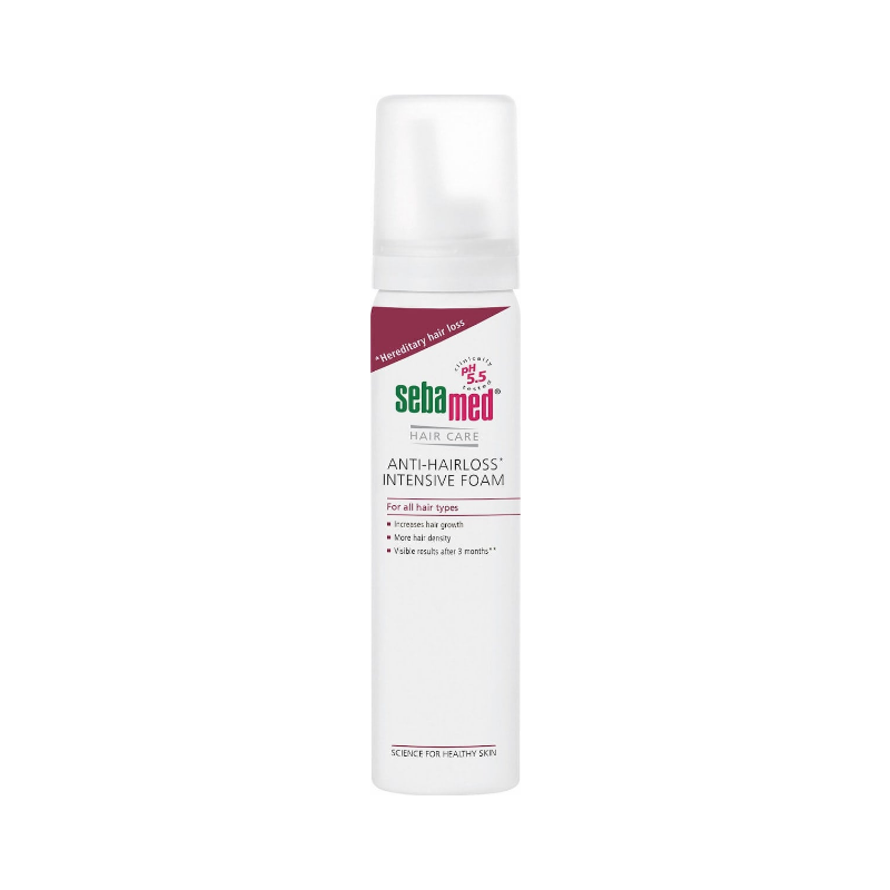 Web 1280 – 968 Sebamed Anti-Hairloss Intensive Foam Δυναμωτικός Αφρός κατά της Τριχόπτωσης που Ενισχύει την Ανάπτυξη των Μαλλιών, 70ml - Image 1
