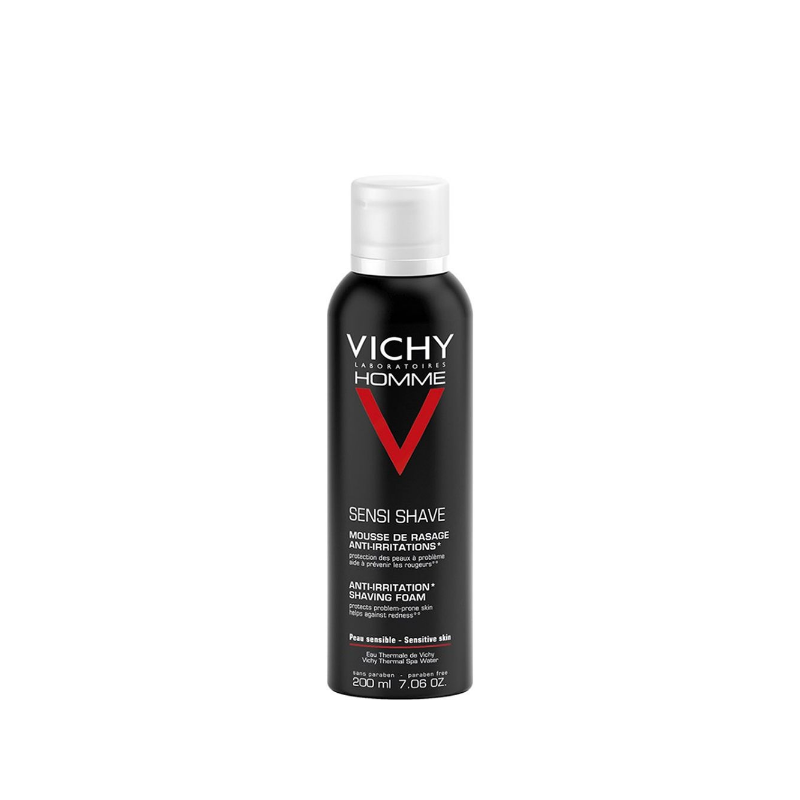 Web 1280 – 992 Vichy Homme Αφρός Ξυρίσματος για Ευαίσθητες Επιδερμίδες, 200ml - Image 1