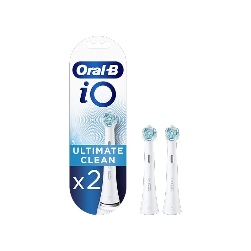 4210201424475 Oral-B iO Ultimate Clean Ανταλλακτικές Κεφαλές Ηλεκτρικής Οδοντόβουρτσας, 2 τμχ - Image 1