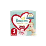 Pampers Premium Care Pants Πάνα-Βρακάκι Μέγεθος 3, 48 τμχ