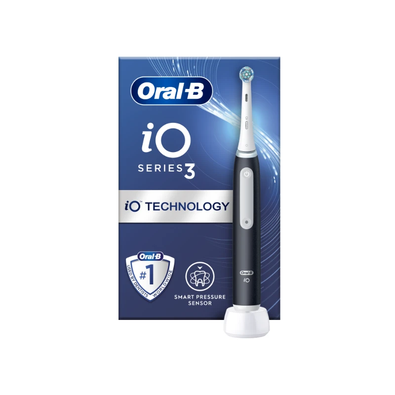 8006540731505 Oral-B iO Series 3 Hλεκτρική Οδοντόβουρτσα Black - Image 1
