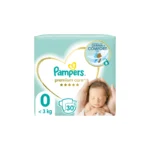 Pampers Premium Care Πάνα Μέγεθος 0, 30 τμχ
