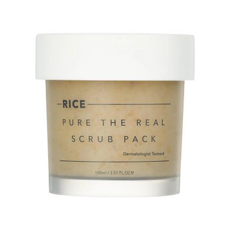 PRODUCT-PHOTOS-RICE-PURE-2-767x1024_normalized Thank You Farmer Rice Pure The Real Scrub Pack 100ml - Image 1