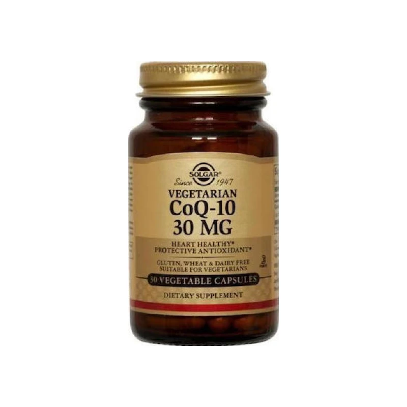 033984009318-recrop Solgar Coenzyme Q-10 30mg vegan, 30 caps - Image 1