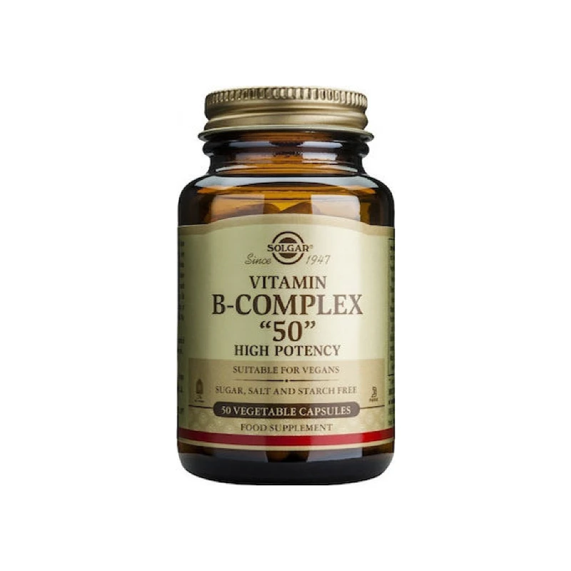 033984011205-recrop Solgar Vitamin B-complex "50" - Image 1