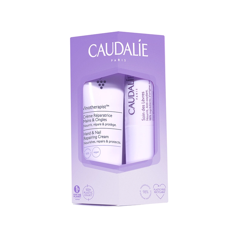 1000x1000-3522932027353_normalized Caudalie Vinotherapist Hand & Nail Repairing Cream 30ml & Lip Conditioner 4.5gr - Image 1