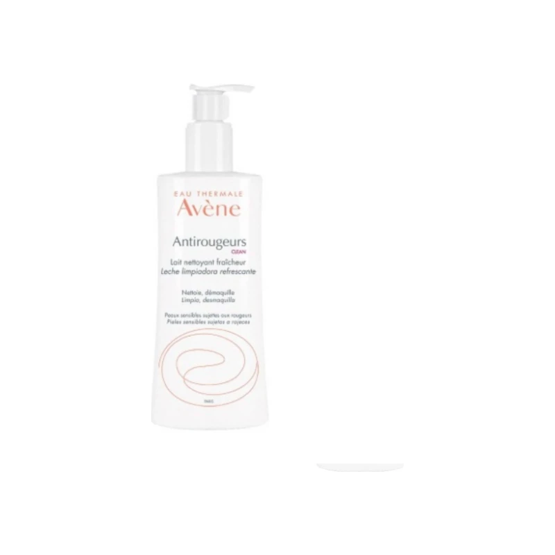 3282770100655-recrop Avène Antirougeurs Clean Lait Nettoyant Γαλάκτωμα Καθαρισμού για Δέρμα Ευαίσθητο με Κοκκινίλες, 400ml - Image 1