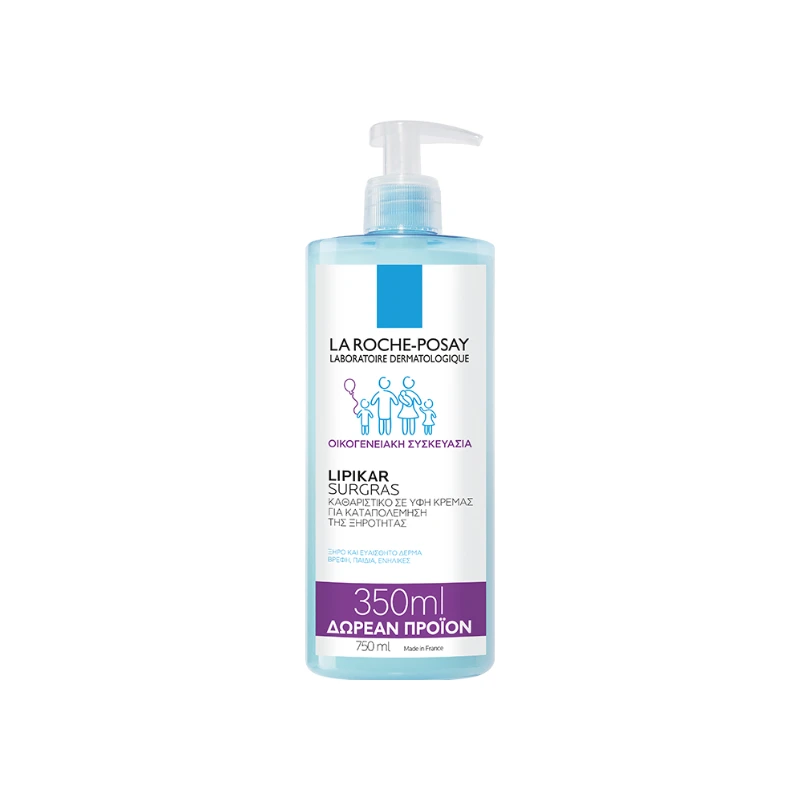 3337875551250-recrop La Roche Posay Lipikar Surgras, 750 ml - Image 1