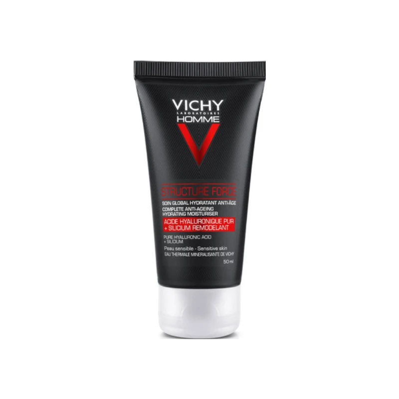 3337875647212-recrop Vichy Homme Structure Force Αντιγηραντική/Συσφικτική για Πρόσωπο/Μάτια 50ml - Image 1