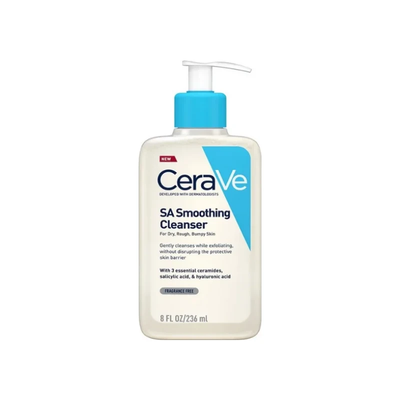 3337875684118-recrop CeraVe SA Smoothing Cleanser, 236ml - Image 1