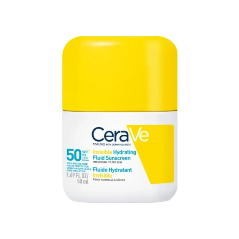 CeraVe Invisible Hydrating Fluid Sunscreen SPF50 50ml