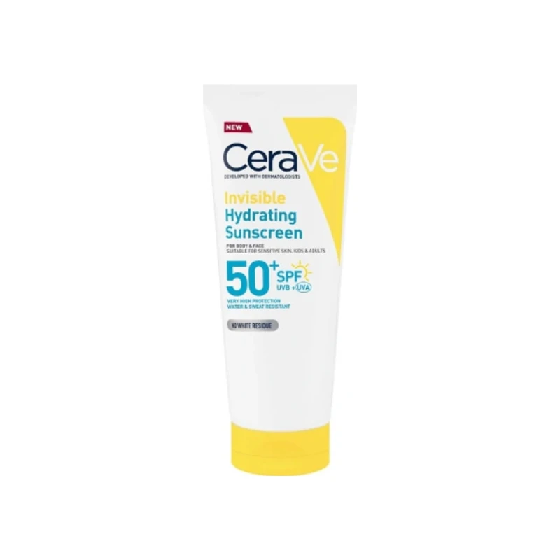 CeraVe Invisible Hydrating Sunscreen SPF50+ Πρόσωπο & Σώμα 75ml