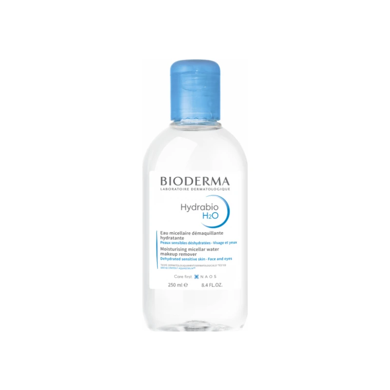 3401399694127-recrop Bioderma Hydrabio H2O Ενυδατικό Νερό Καθαρισμού & Ντεμακιγιάζ Micellaire για Αφυδατωμένο Ευαίσθητο Δέρμα, 250 ml - Image 1
