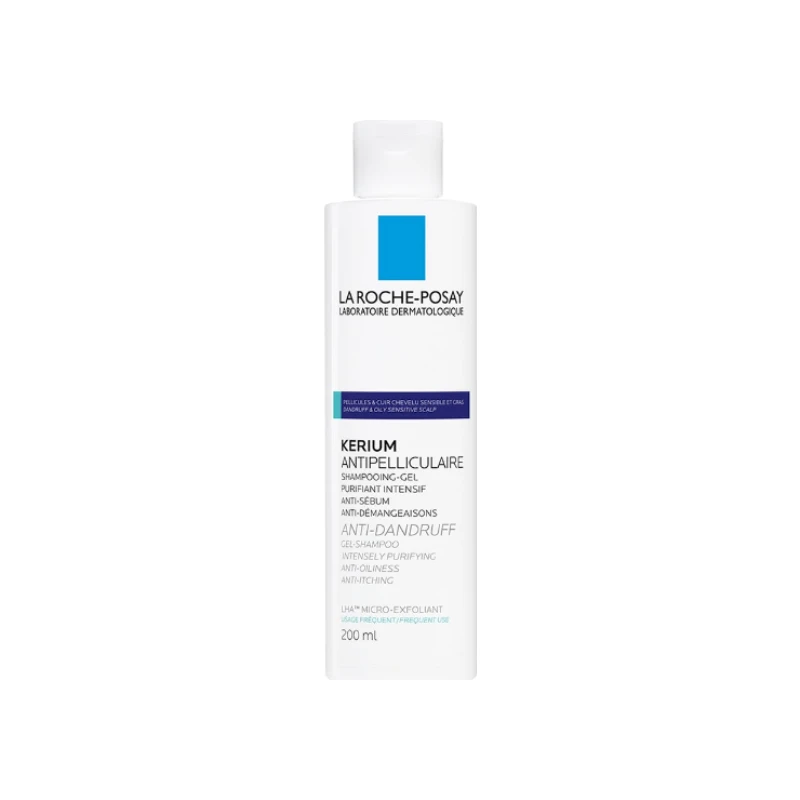 3433422407299-recrop La Roche Posay KERIUM ANTIPEL GRAS SHAMPOO, 200ml - Image 1