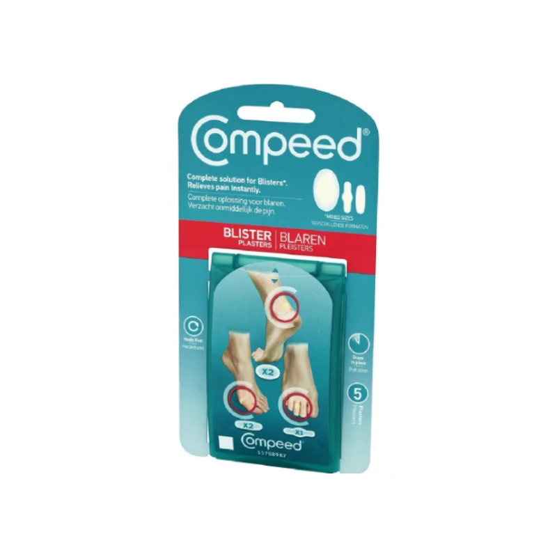 3663555002744-recrop Compeed Επιθέματα για Φουσκάλες 3 Διαφορετικά Μεγέθη, 5τμχ - Image 1