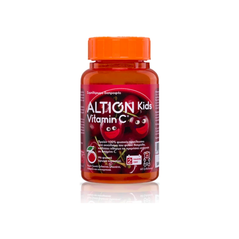 3700225602443-recrop Altion Kids Vitamin C, 60ζελεδάκια - Image 1