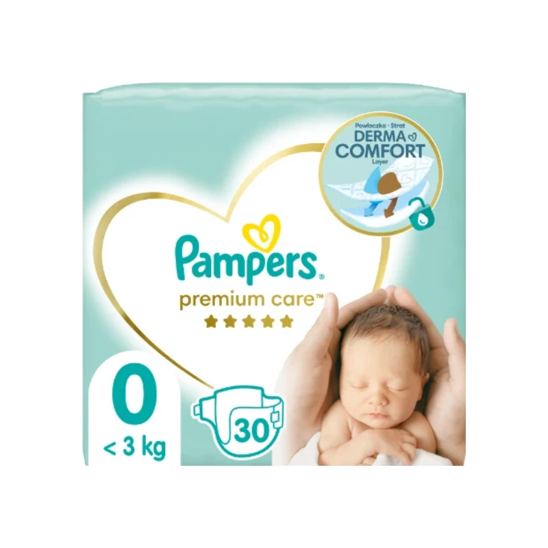 Pampers Premium Care Πάνα Μέγεθος 0, 30 τμχ