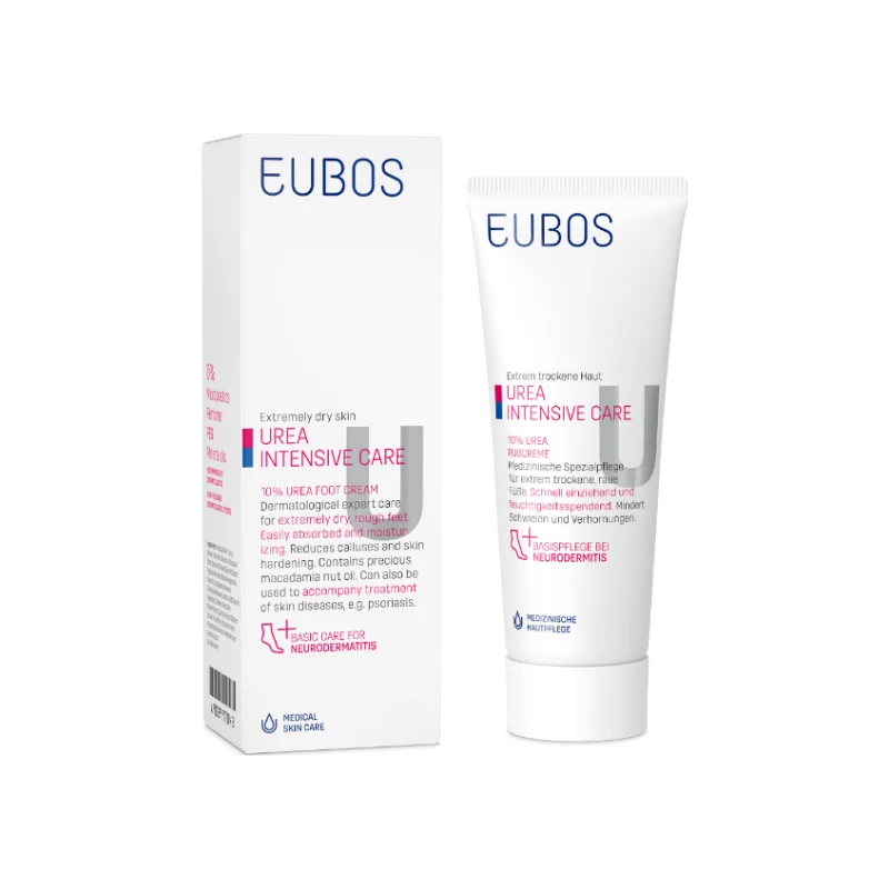 4021354037555-recrop Eubos Urea 10% Foot Cream Κρέμα Ποδιών,100ml - Image 1