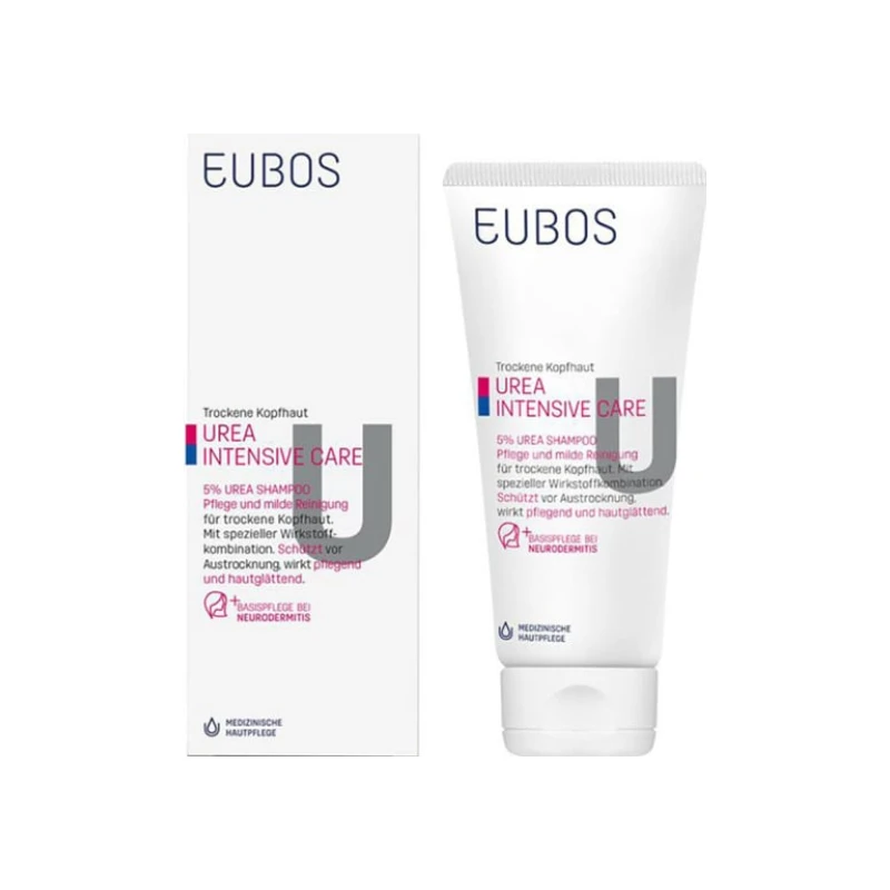 4021354037579-recrop Eubos Urea 5% Shampoo, 200ml - Image 1