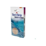 3M Steri Strip Ενισχυμένες Αυτοκόλλητες Ταινίες Σύγκλεισης Δέρματος R1546 (6mm x 10cm), 1τμχ