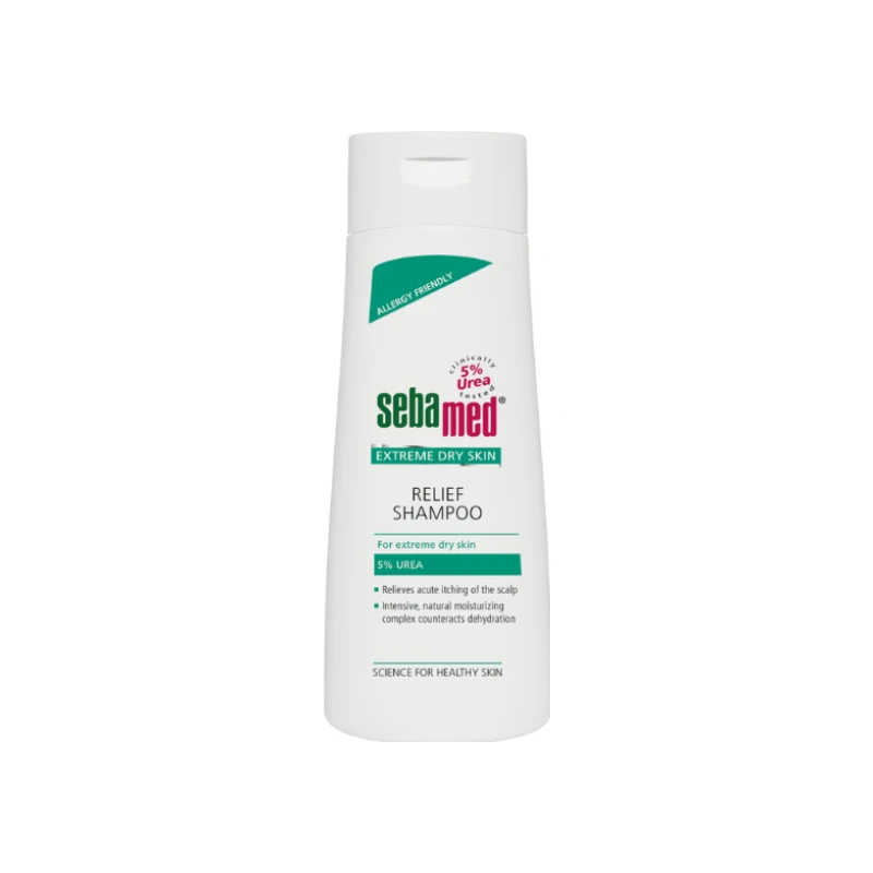 4103040920010-recrop Sebamed Shampoo Urea 5%, 200ml - Image 1