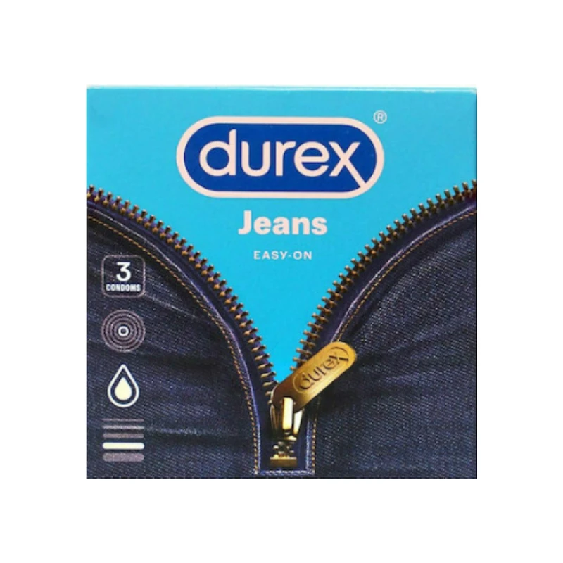 5010232962811-recrop Durex Προφυλακτικά Jeans, 3τμχ - Image 1