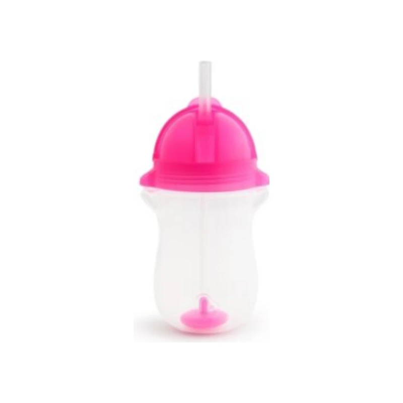 5019090124621-recrop Munchkin Click Lock Tip & Sip ροζ κύπελλο, 296 ml - Image 1