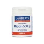 Lamberts Biotin 500μg, 90caps