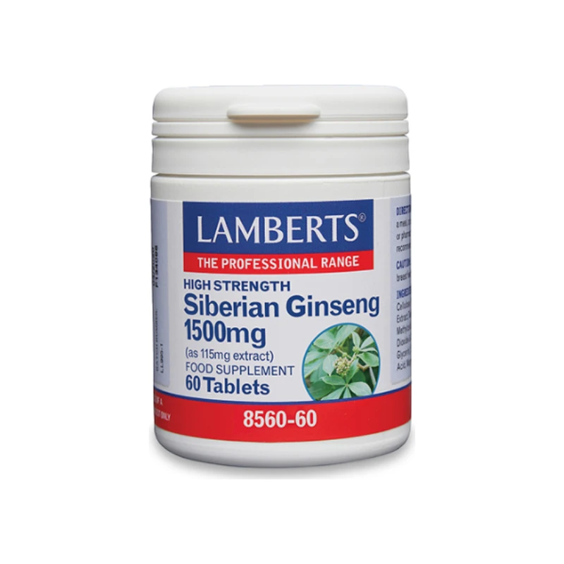 5055148402778-recrop Lamberts Siberian Ginseng 1500mg - Image 1