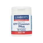 Lamberts GTF Chromium 200μg, 100tabs