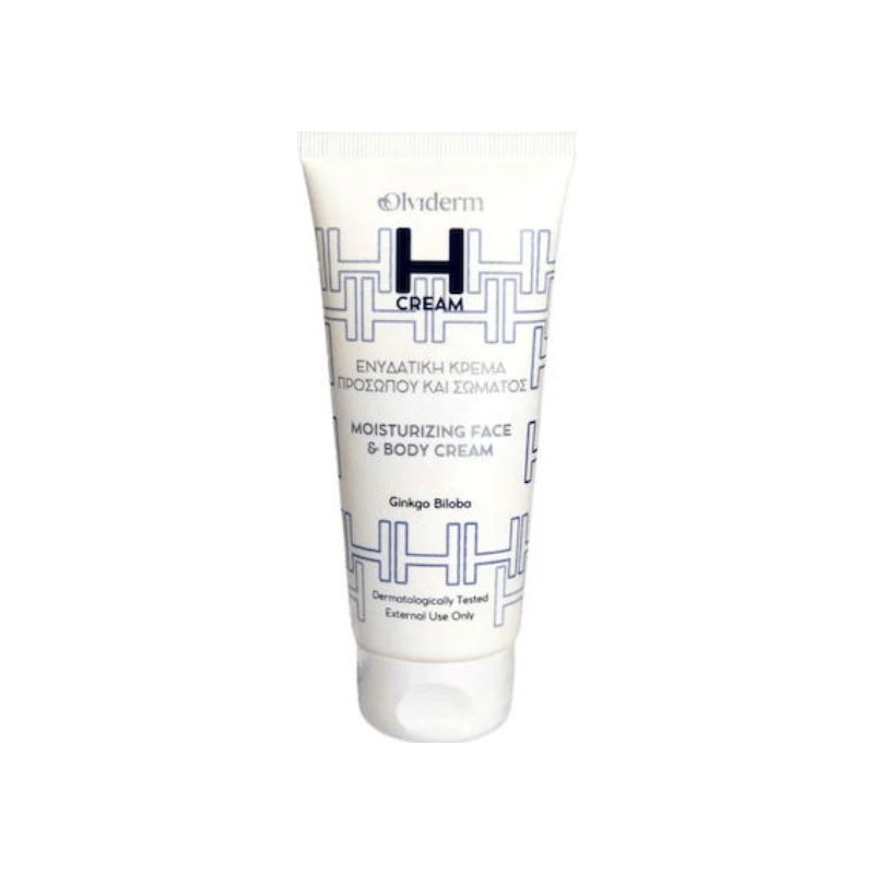 5200143630033-recrop Olviderm H Cream Ενυδατική Κρέμα Για Πρόσωπο & Σώμα, 100ml - Image 1