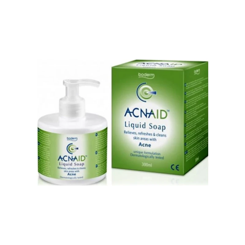 5200375300346-recrop Boderm Acnaid Liquid Soap for Oily/Acne-Prone Skin, 300ml - Image 1