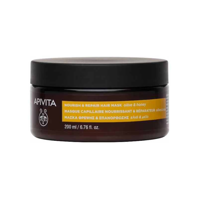5201279073558-recrop Apivita Nourish & Repair Hair Mask - Image 1