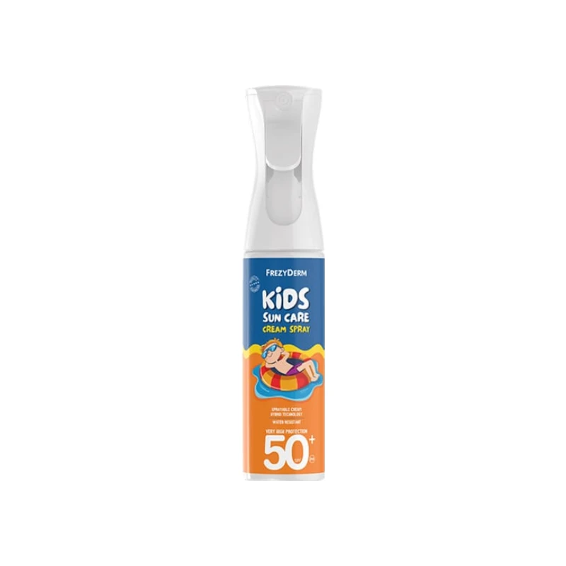 5202888222450-recrop Frezyderm Kids Sun Care Cream Spray Water Resistant SPF50+, 275ml - Image 1